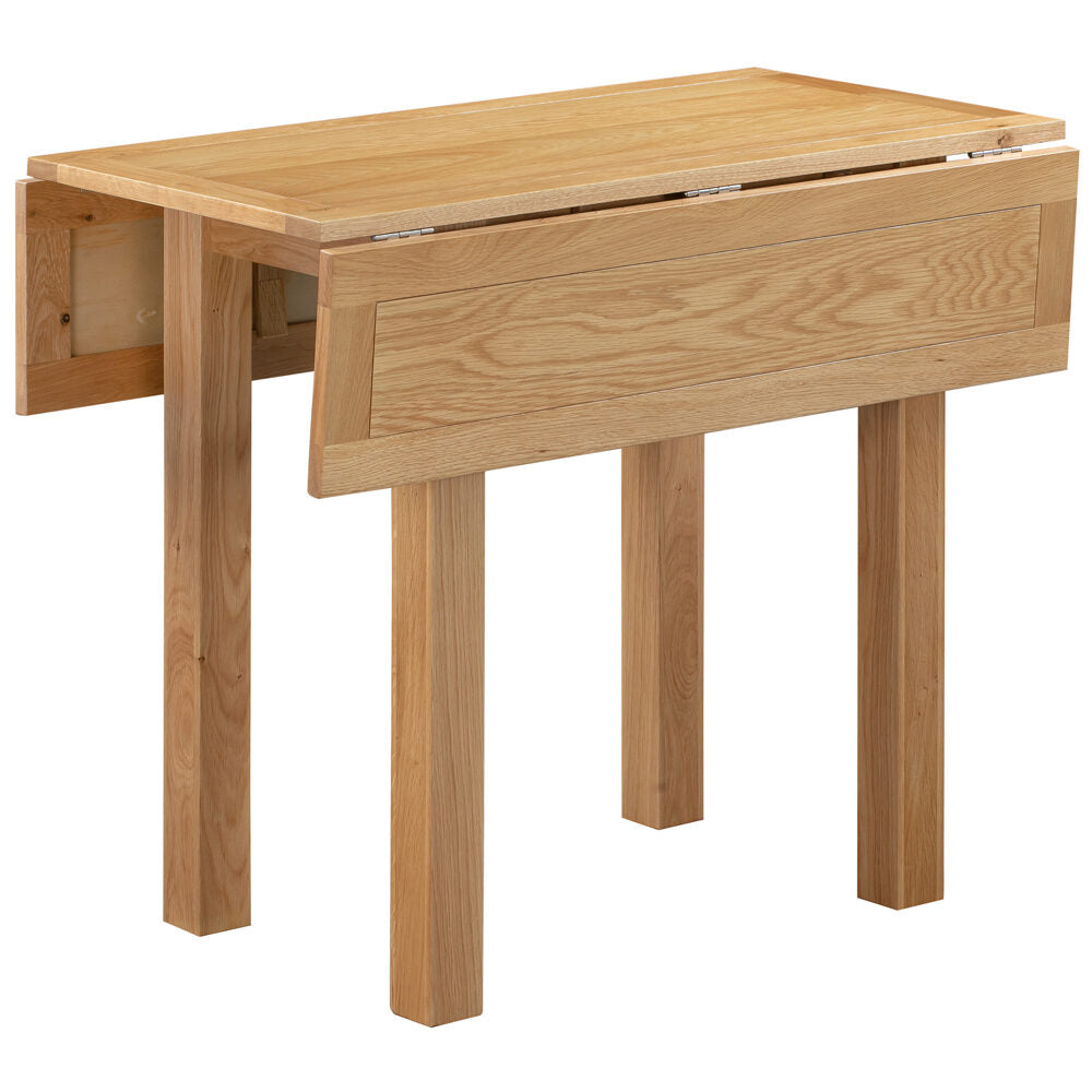 Newport Oak Square Drop Leaf Dining Table